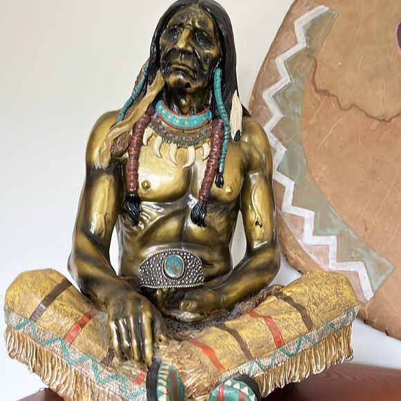 Paige Wallace Turquoise German Silver Cuff - Picture 8 of 10